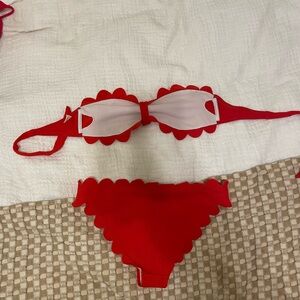 Scalloped bikini